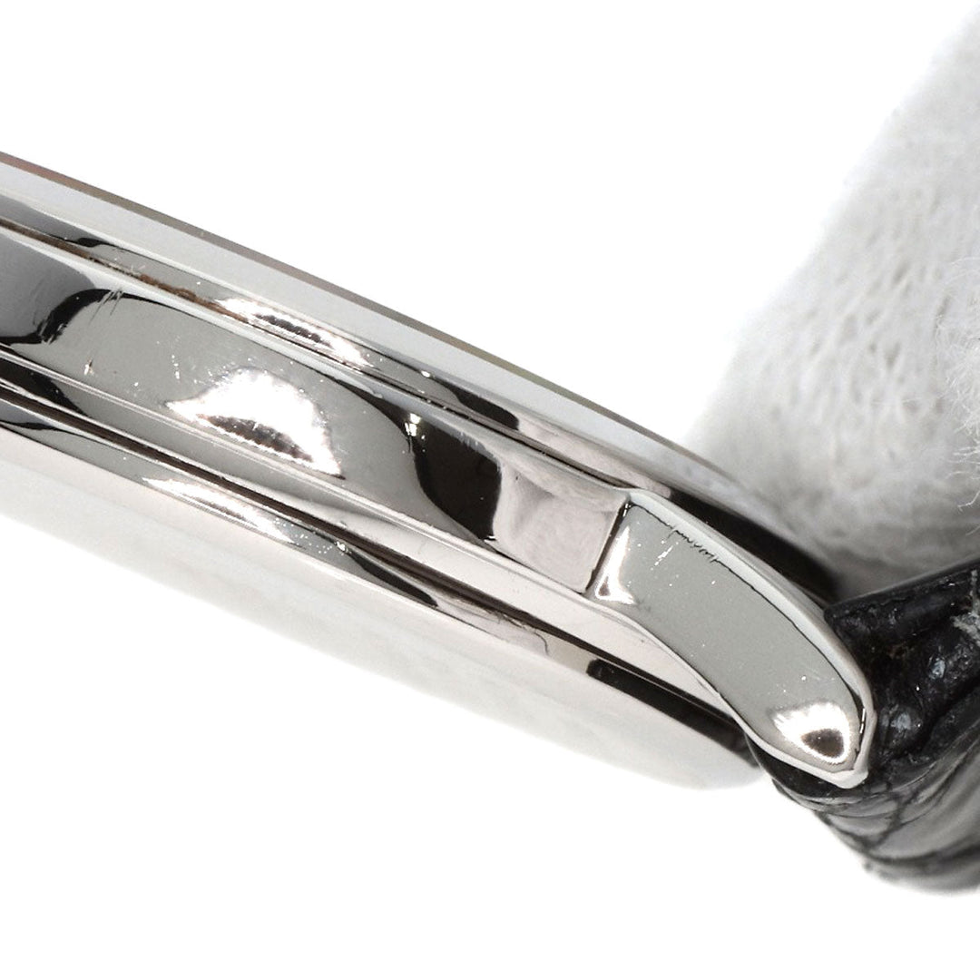 SEIKO Watches Quartz 4J80-0A10 PT950 , leather Silver CREDOR Silver dial Women Used Authentic