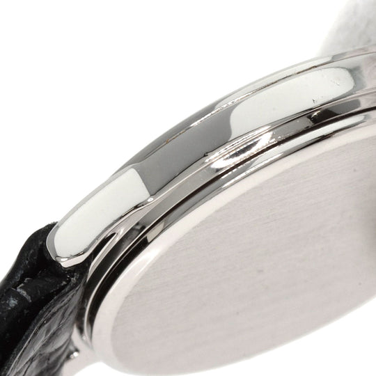 SEIKO Watches Quartz 4J80-0A10 PT950 , leather Silver CREDOR Silver dial Women Used Authentic