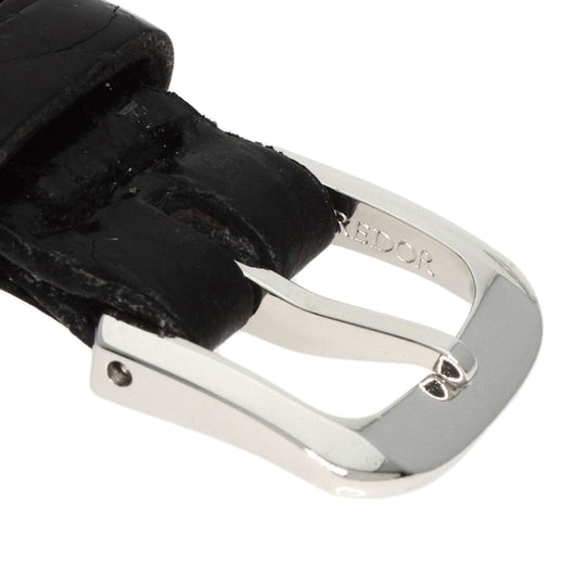 SEIKO Watches Quartz 4J80-0A10 PT950 , leather Silver CREDOR Silver dial Women Used Authentic