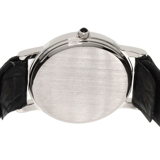 SEIKO Watches Quartz 4J80-0A10 PT950 , leather Silver CREDOR Silver dial Women Used Authentic