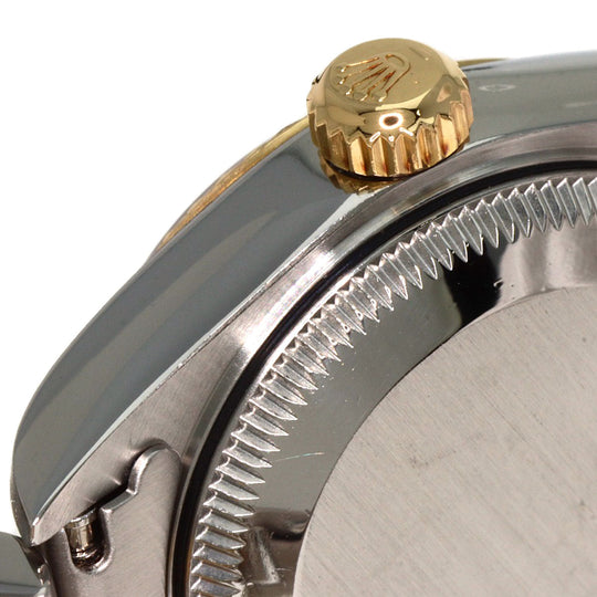 ROLEX Watches Mechanical Automatic 69173G Stainless Steel , SSxK18YG gold Datejust 10P Diamond Grey CP Gray CP dial Women Used Authentic