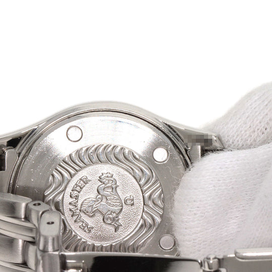 OMEGA Watches Quartz 2571.81 Stainless Steel , Stainless Steel Silver Seamaster120 blue dial Women Used Authentic