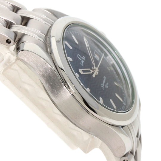 OMEGA Watches Quartz 2571.81 Stainless Steel , Stainless Steel Silver Seamaster120 blue dial Women Used Authentic