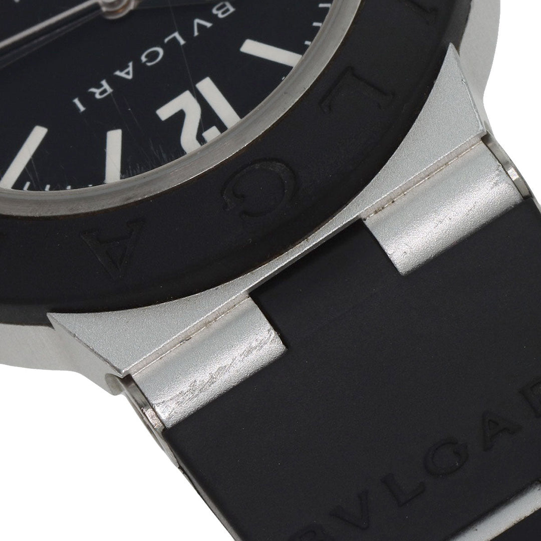 BVLGARI Watches Mechanical Automatic BB40AT Aluminum, Rubber black Aluminum date black dial mens Used Authentic
