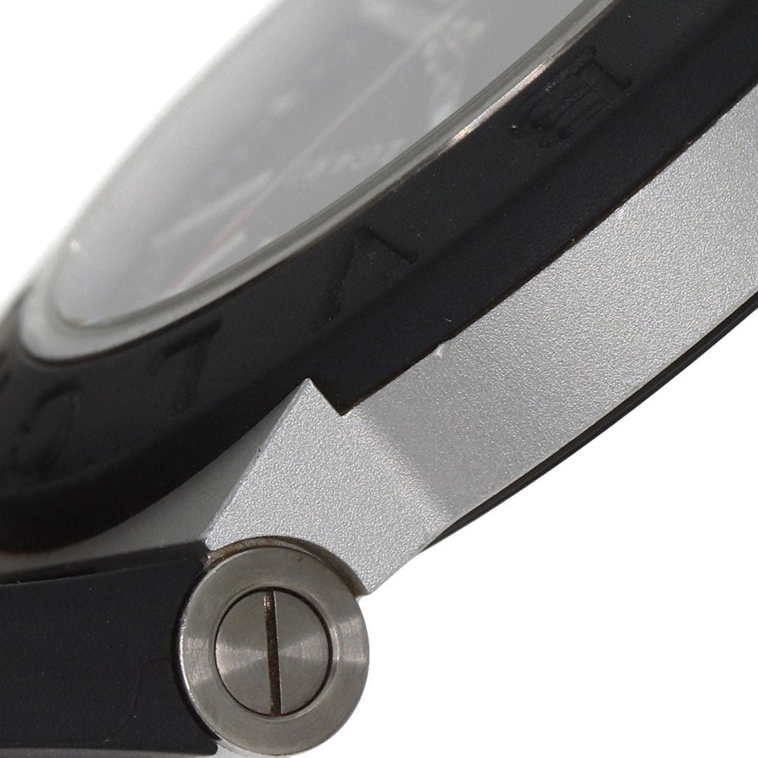 BVLGARI Watches Mechanical Automatic BB40AT Aluminum, Rubber black Aluminum date black dial mens Used Authentic