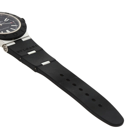 BVLGARI Watches Mechanical Automatic BB40AT Aluminum, Rubber black Aluminum date black dial mens Used Authentic
