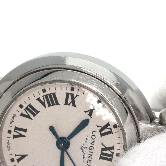 LONGINES Watches Quartz L8.110.4 Stainless Steel Silver Primalna Silver dial