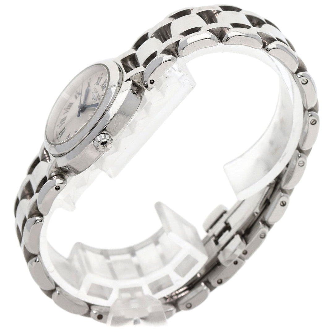 LONGINES Watches Quartz L8.110.4 Stainless Steel Silver Primalna Silver dial