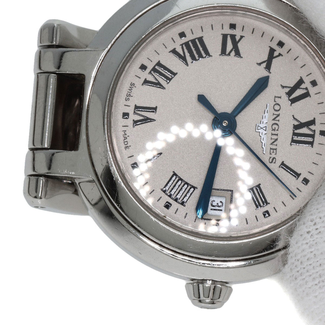 LONGINES Watches Quartz L8.110.4 Stainless Steel Silver Primalna Silver dial