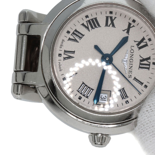 LONGINES Watches Quartz L8.110.4 Stainless Steel Silver Primalna Silver dial