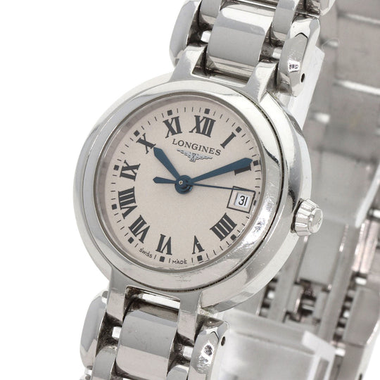 LONGINES Watches Quartz L8.110.4 Stainless Steel Silver Primalna Silver dial