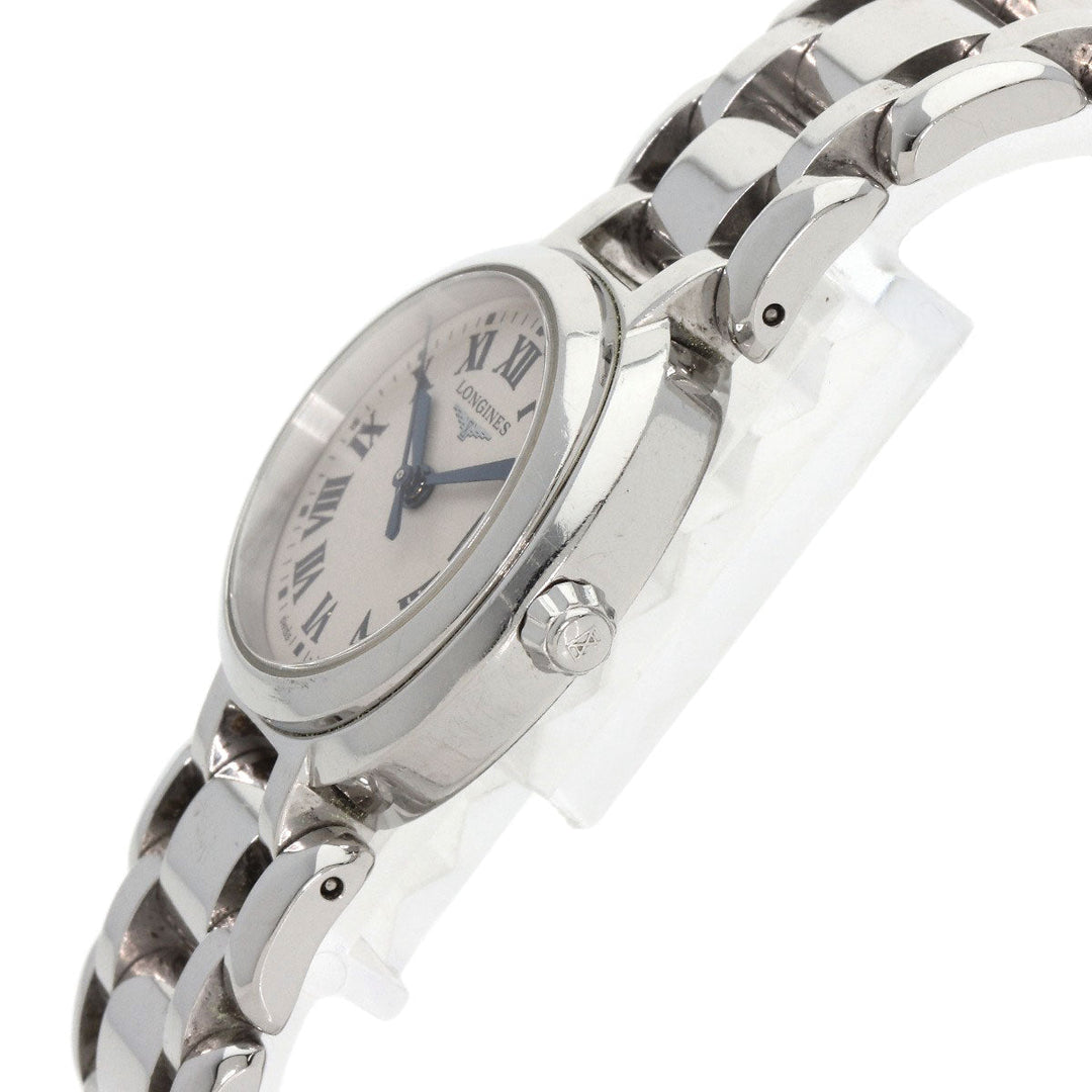 LONGINES Watches Quartz L8.110.4 Stainless Steel Silver Primalna Silver dial