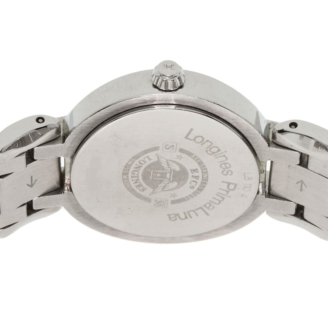 LONGINES Watches Quartz L8.110.4 Stainless Steel Silver Primalna Silver dial