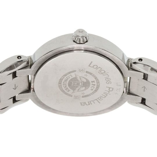 LONGINES Watches Quartz L8.110.4 Stainless Steel Silver Primalna Silver dial
