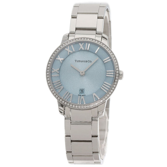 TIFFANY&Co. Watches Quartz 37447323 Stainless Steel Silver Atlas TIFFANY&Co. Blue Ice blue dial