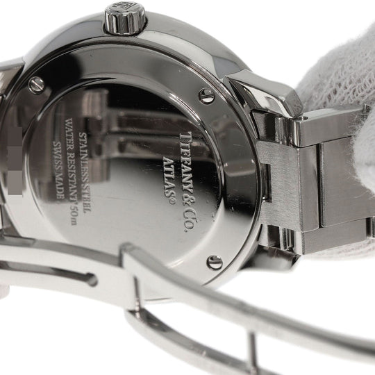 TIFFANY&Co. Watches Quartz 37447323 Stainless Steel Silver Atlas TIFFANY&Co. Blue Ice blue dial