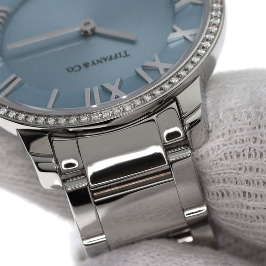 TIFFANY&Co. Watches Quartz 37447323 Stainless Steel Silver Atlas TIFFANY&Co. Blue Ice blue dial