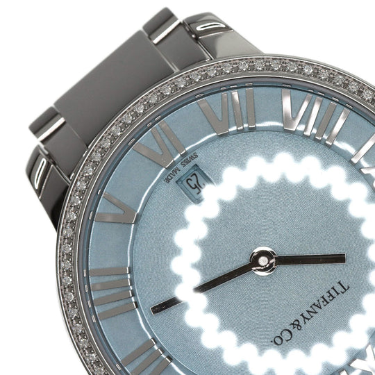 TIFFANY&Co. Watches Quartz 37447323 Stainless Steel Silver Atlas TIFFANY&Co. Blue Ice blue dial