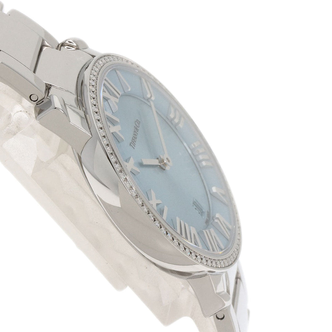 TIFFANY&Co. Watches Quartz 37447323 Stainless Steel Silver Atlas TIFFANY&Co. Blue Ice blue dial