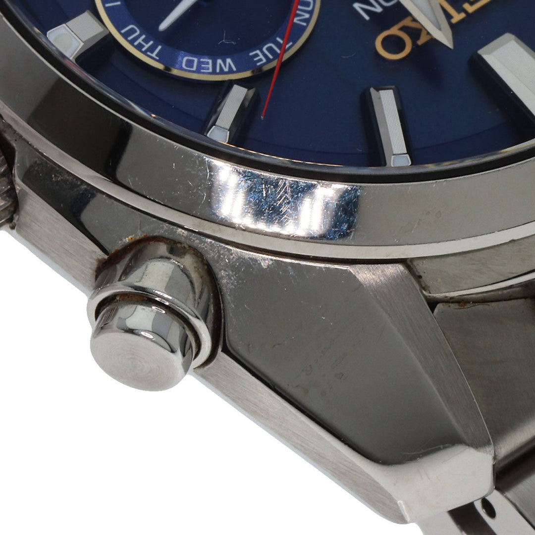 SEIKO Watches Solar Powered SBXC115 Stainless Steel , Stainless Steel Silver Astron Shohei Ohtani Limited Edition blue dial mens Used Authentic