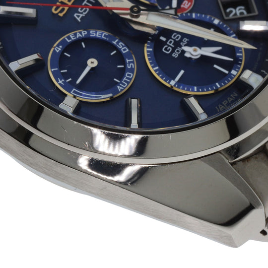 SEIKO Watches Solar Powered SBXC115 Stainless Steel , Stainless Steel Silver Astron Shohei Ohtani Limited Edition blue dial mens Used Authentic