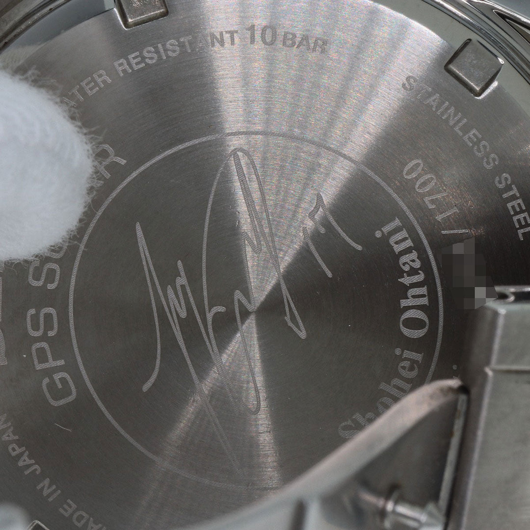 SEIKO Watches Solar Powered SBXC115 Stainless Steel , Stainless Steel Silver Astron Shohei Ohtani Limited Edition blue dial mens Used Authentic