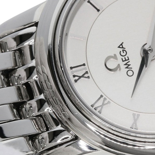 OMEGA Watches Quartz 4570.33 Stainless Steel , Stainless Steel Silver De Ville Prestige Silver dial Women Used Authentic