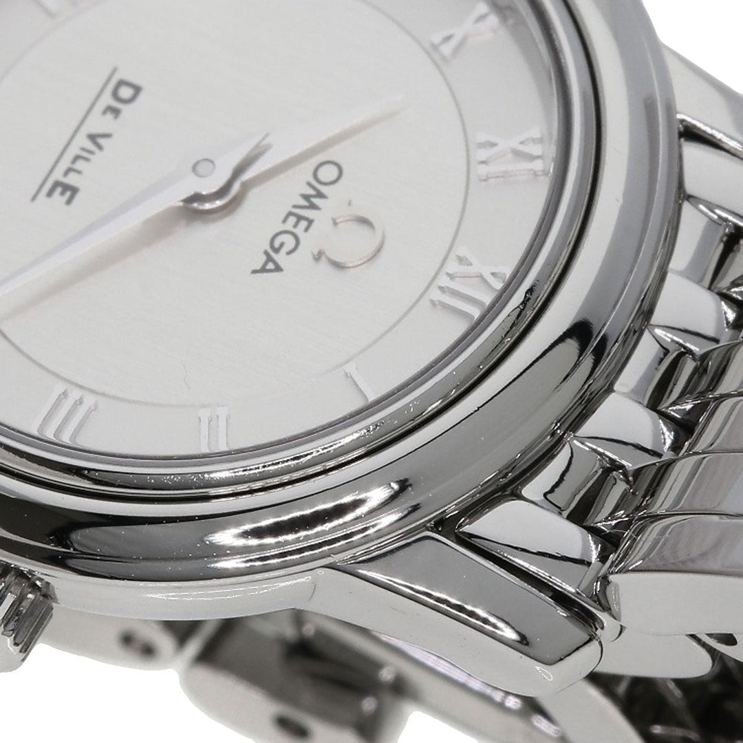 OMEGA Watches Quartz 4570.33 Stainless Steel , Stainless Steel Silver De Ville Prestige Silver dial Women Used Authentic