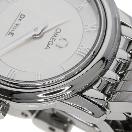 OMEGA Watches Quartz 4570.33 Stainless Steel , Stainless Steel Silver De Ville Prestige Silver dial Women Used Authentic