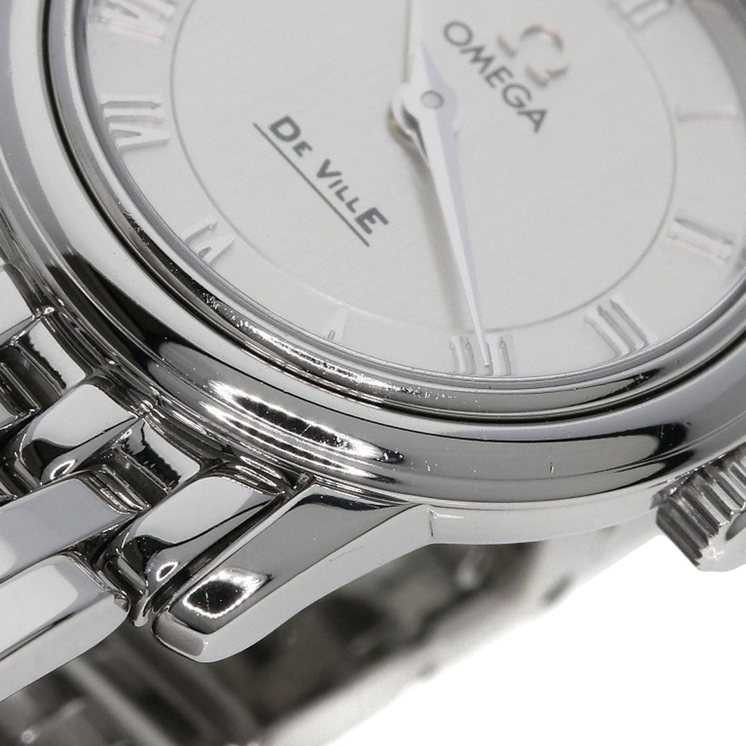 OMEGA Watches Quartz 4570.33 Stainless Steel , Stainless Steel Silver De Ville Prestige Silver dial Women Used Authentic