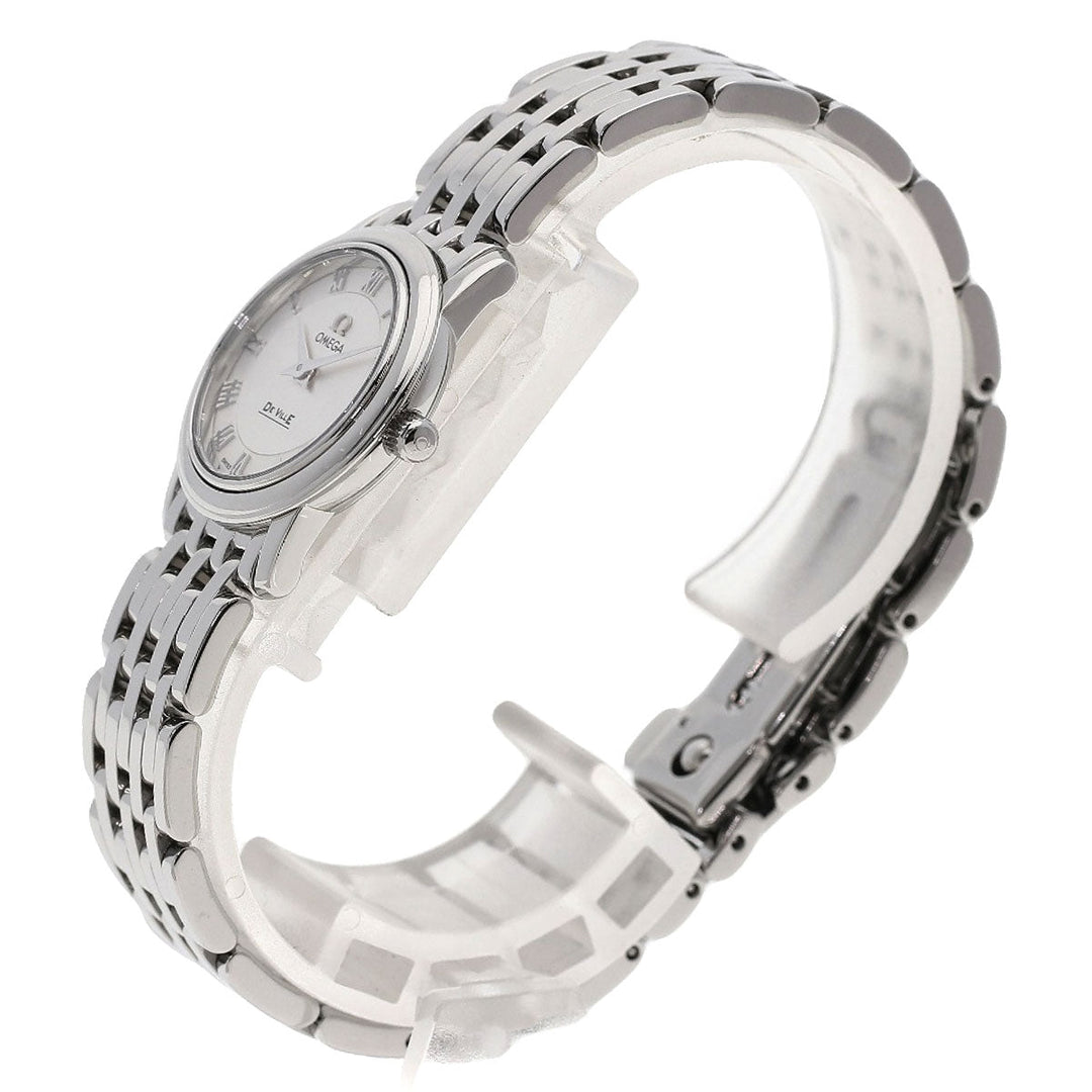 OMEGA Watches Quartz 4570.33 Stainless Steel , Stainless Steel Silver De Ville Prestige Silver dial Women Used Authentic