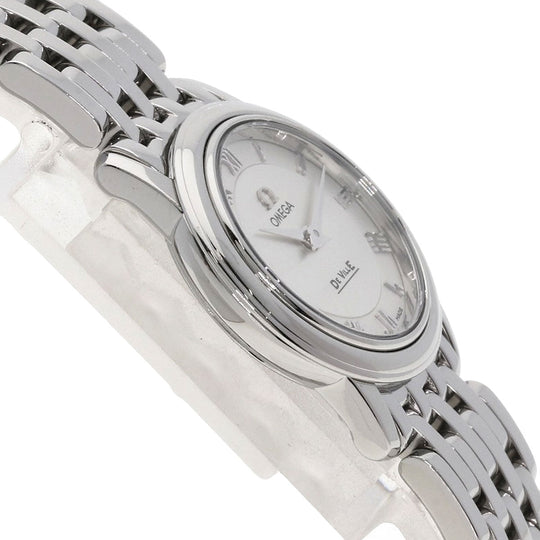 OMEGA Watches Quartz 4570.33 Stainless Steel , Stainless Steel Silver De Ville Prestige Silver dial Women Used Authentic