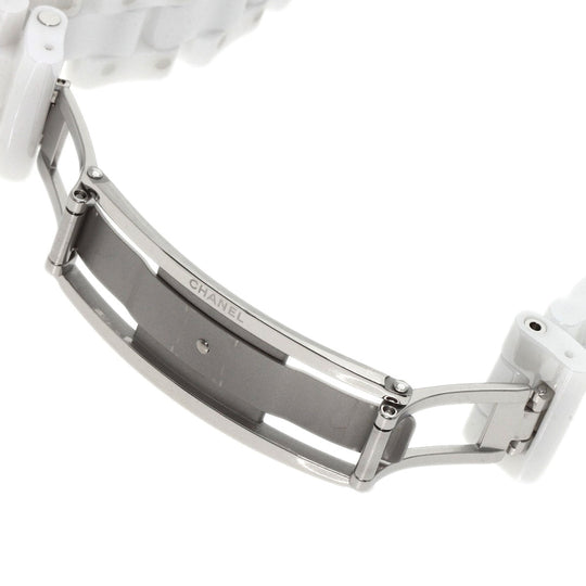 CHANEL Watches Quartz H5698 Caliber 12.2 Ceramic, Ceramic white J12 1.3" current model white dial Women Used Authentic