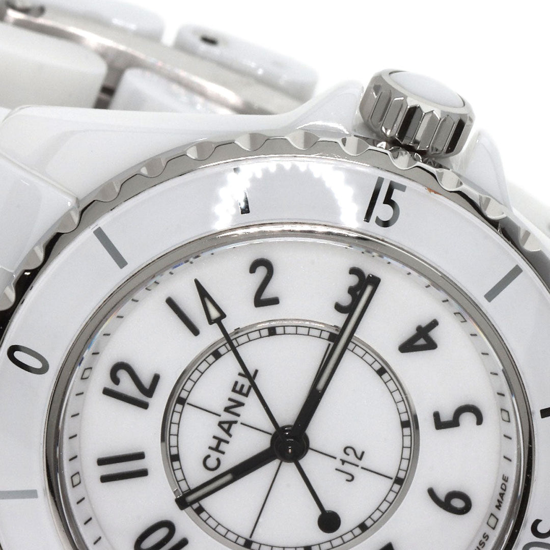 CHANEL Watches Quartz H5698 Caliber 12.2 Ceramic, Ceramic white J12 1.3" current model white dial Women Used Authentic