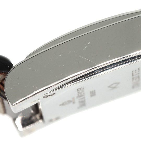 Baume & Mercier Watches Quartz MOA8167 Stainless Steel, Leather Silver catwalk black dial Women Used Authentic