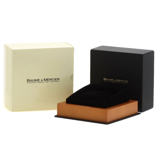 Baume & Mercier Watches Quartz MOA8167 Stainless Steel, Leather Silver catwalk black dial Women Used Authentic