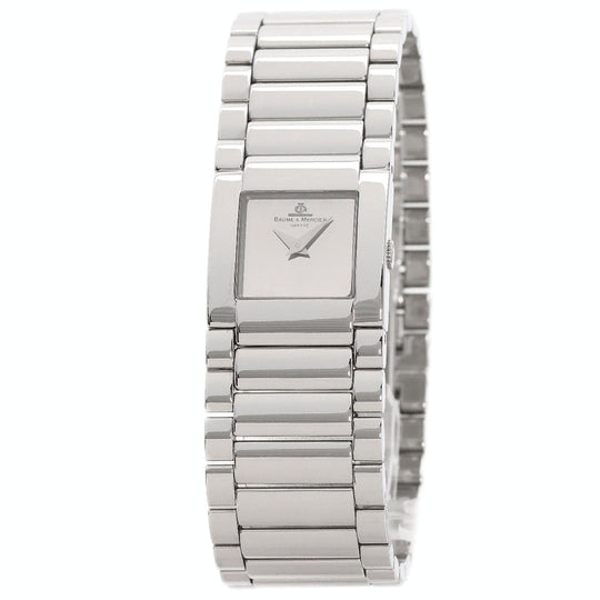 Baume & Mercier Watches Quartz M0A6848 Stainless Steel Silver Catwalk Unused Silver dial