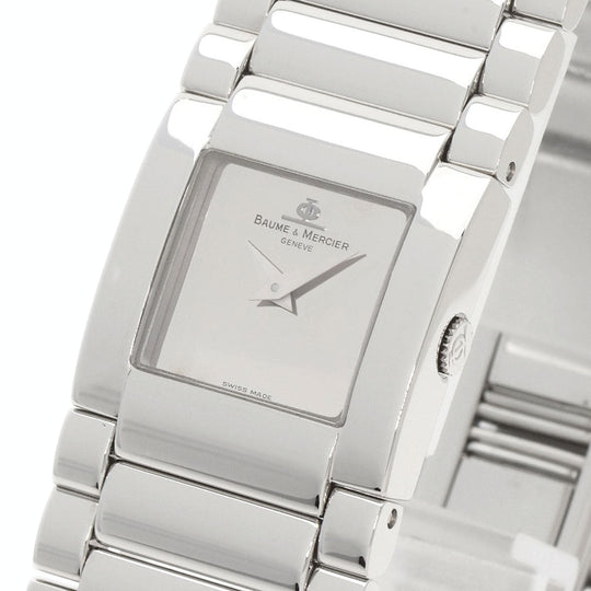 Baume & Mercier Watches Quartz M0A6848 Stainless Steel Silver Catwalk Unused Silver dial