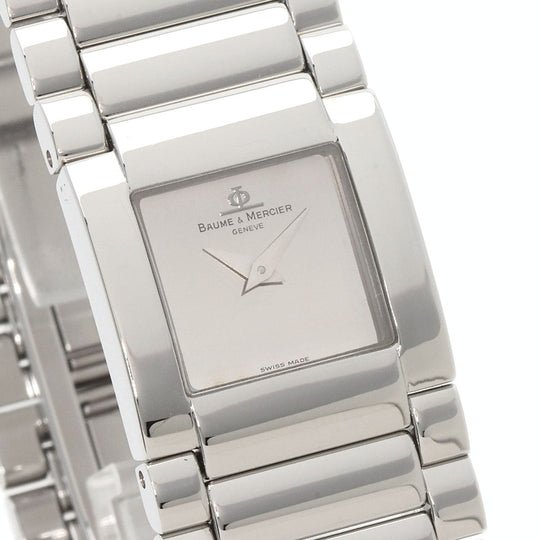 Baume & Mercier Watches Quartz M0A6848 Stainless Steel Silver Catwalk Unused Silver dial