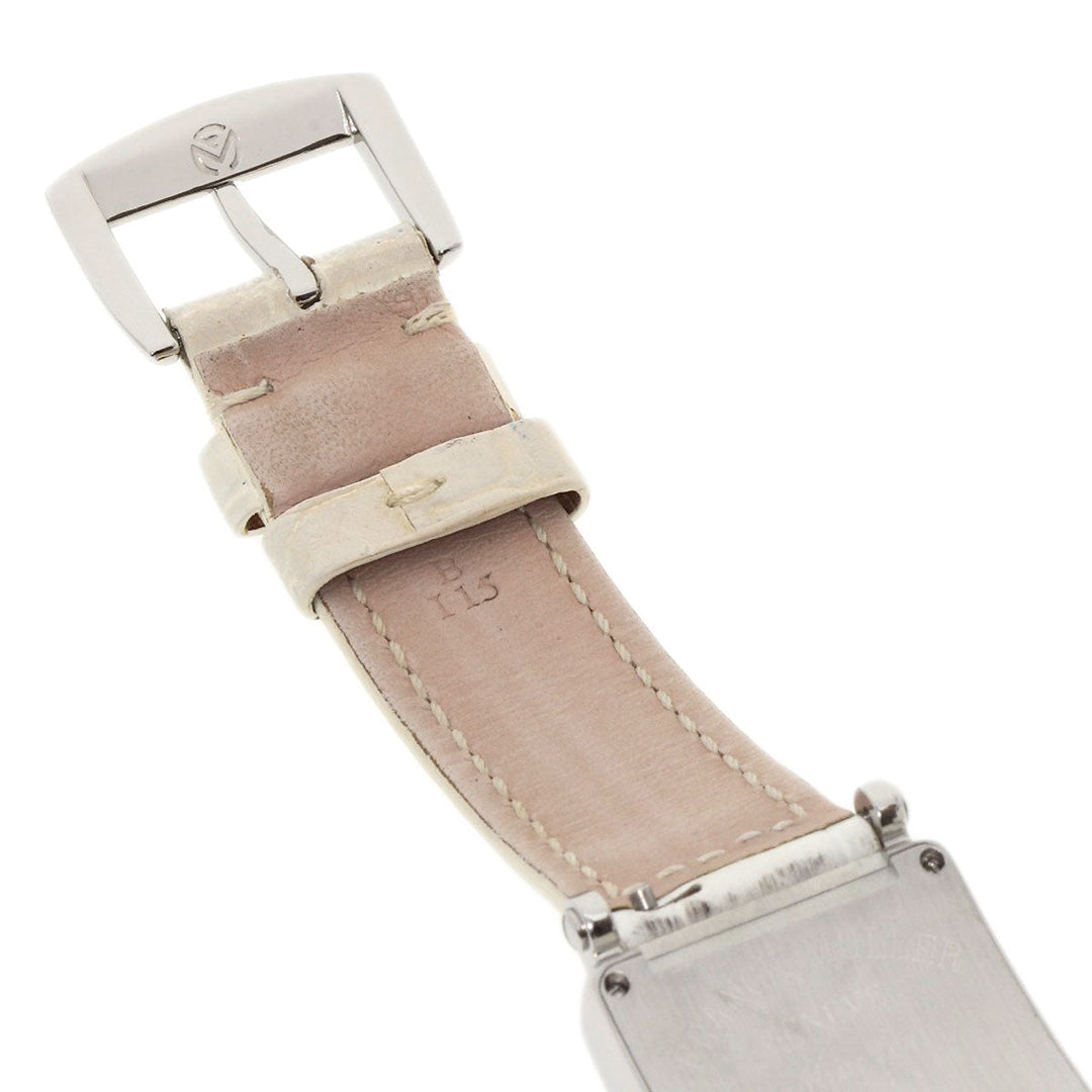 FRANCK MULLER Watches Quartz 902QZMAGCOL Stainless Steel, Leather Silver Long Island Magic Color Silver dial Women Used Authentic
