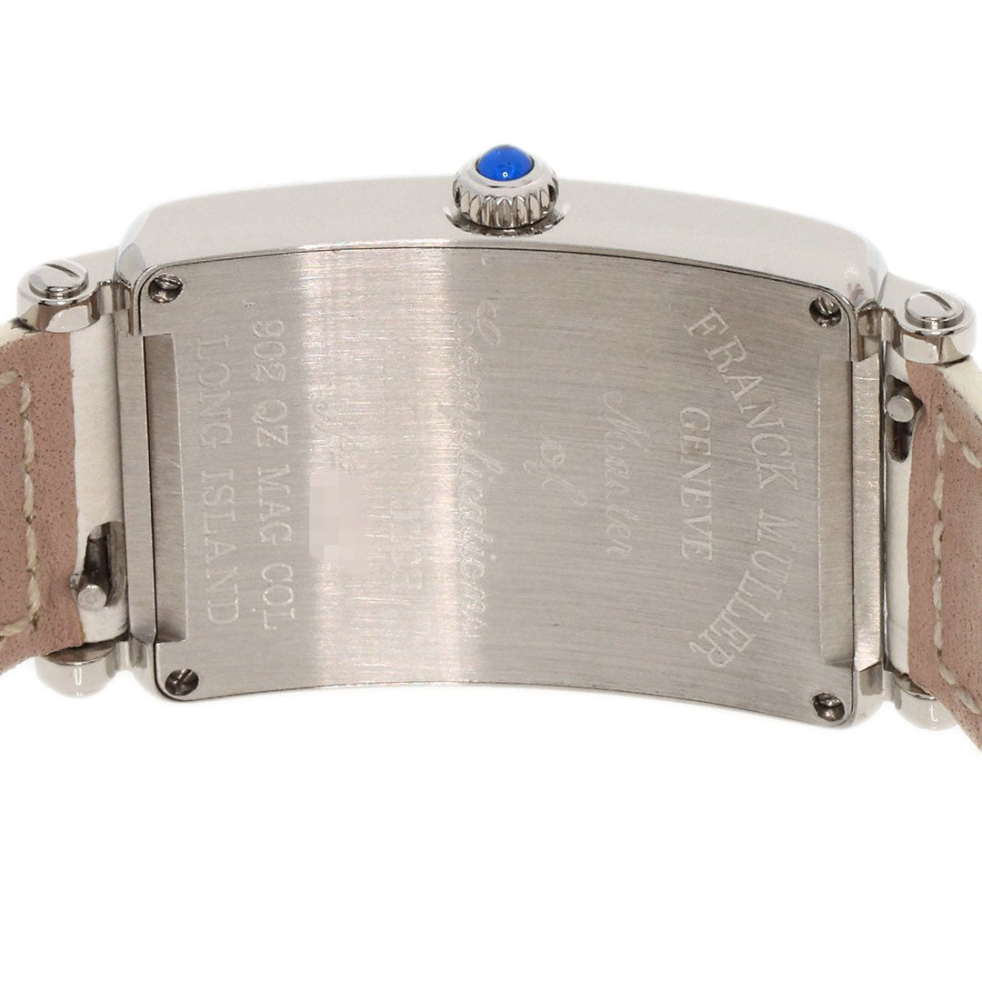 FRANCK MULLER Watches Quartz 902QZMAGCOL Stainless Steel, Leather Silver Long Island Magic Color Silver dial Women Used Authentic