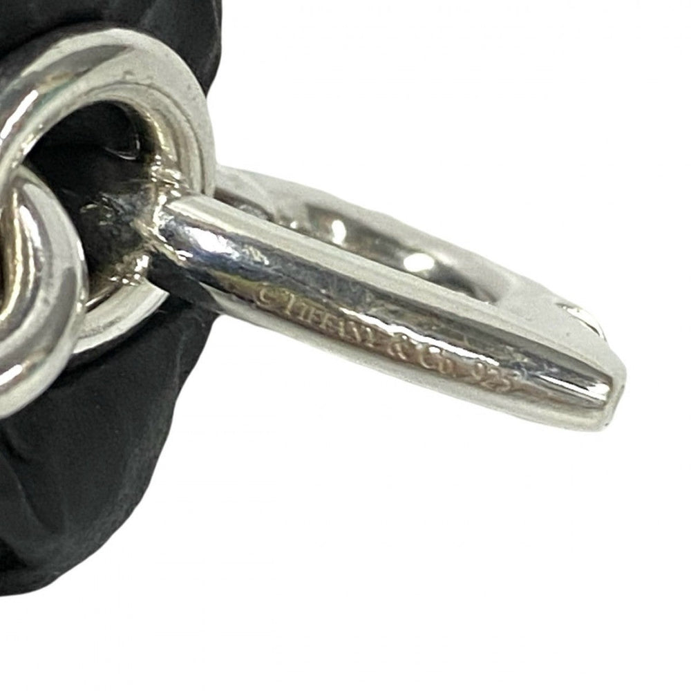 TIFFANY&Co. bracelet Silver925 Silver Heart Link Bure Rubbed T