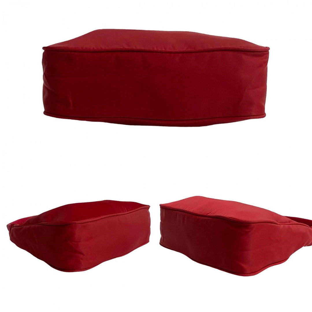 PRADA Handbag Nylon Red