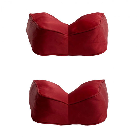 PRADA Handbag Nylon Red