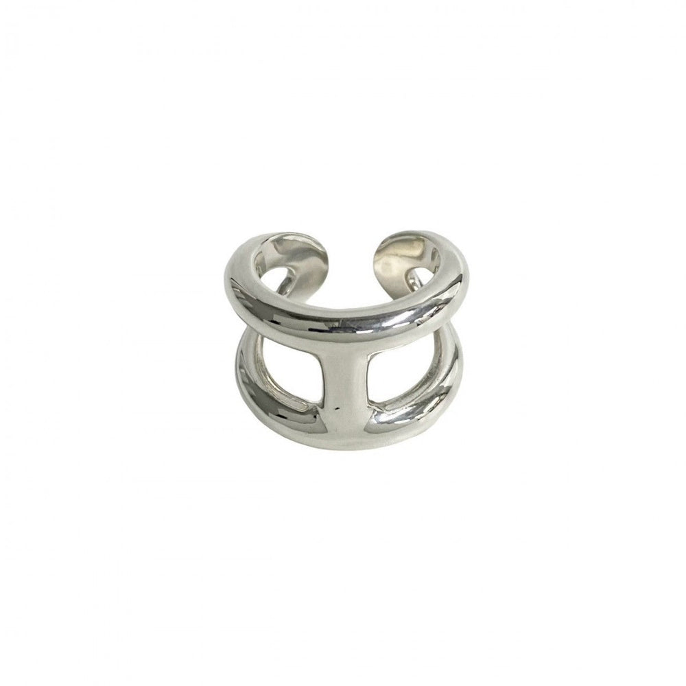 HERMES Ring Silver925 Silver Osmoz GM