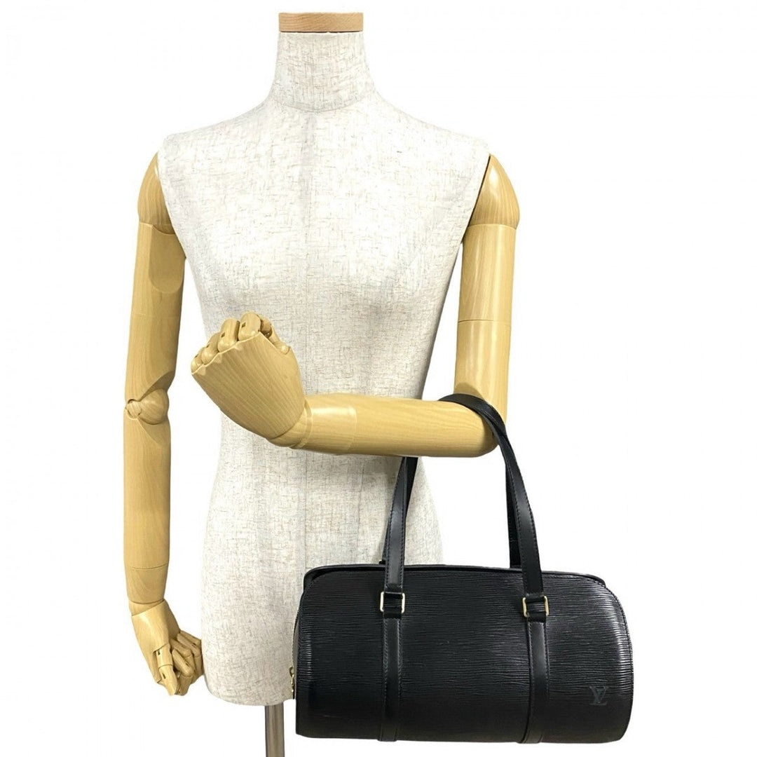 LOUIS VUITTON Handbag Epi Leather black Epi Suflo
