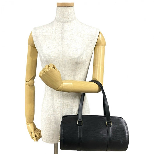 LOUIS VUITTON Handbag Epi Leather black Epi Suflo