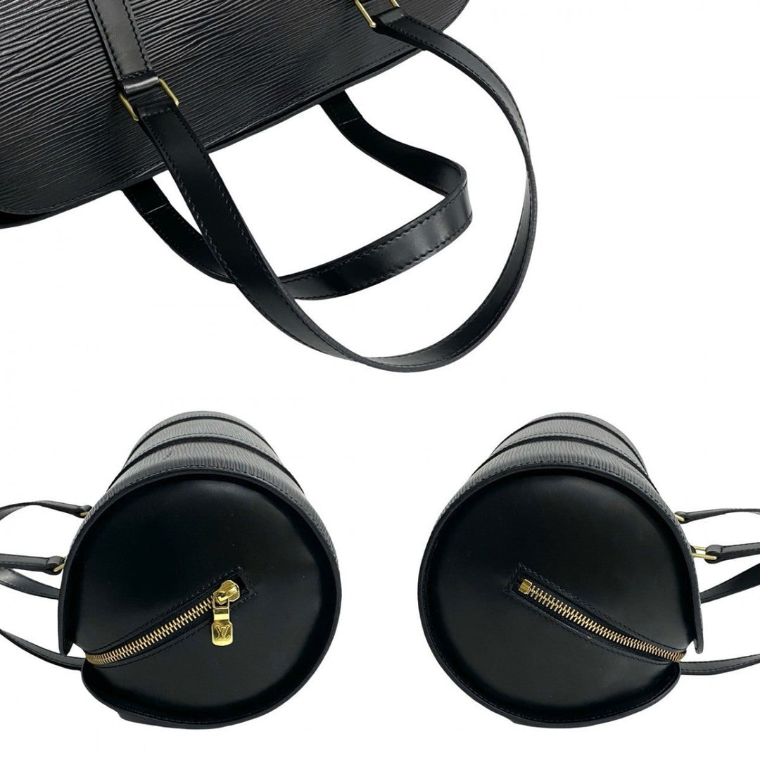 LOUIS VUITTON Handbag Epi Leather black Epi Suflo
