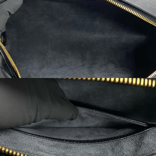 LOUIS VUITTON Handbag Epi Leather black Epi Suflo
