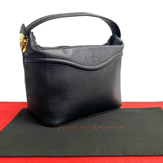 YVES SAINT LAURENT Handbag leather black